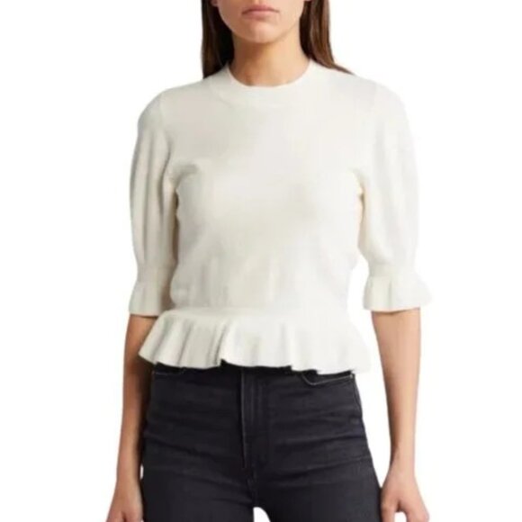 PAIGE Sabelina Merino Wool Cashmere Sweater- NWOT - Picture 1 of 8